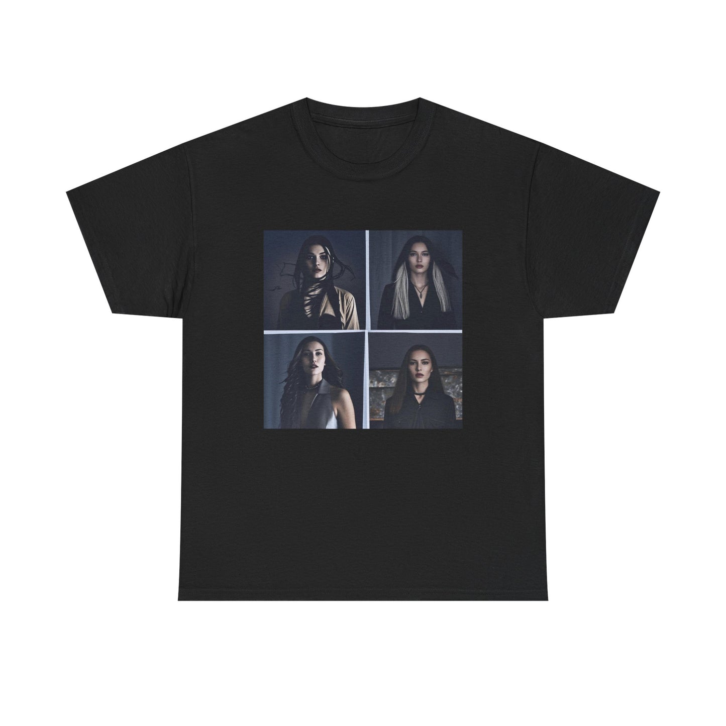 Dark Portrait Grid T-Shirt | Eco-Limited