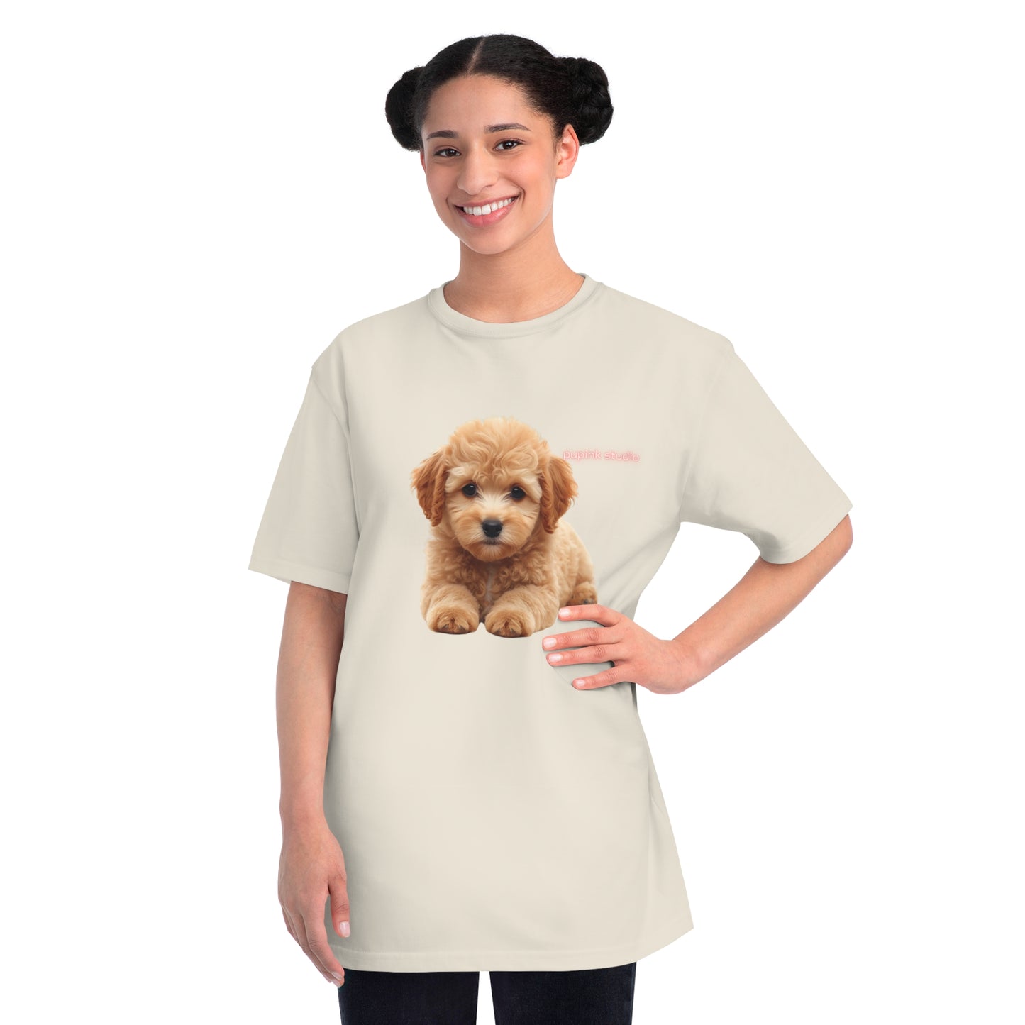 Organic Puppy Portrait T-Shirt | Organic-Limited