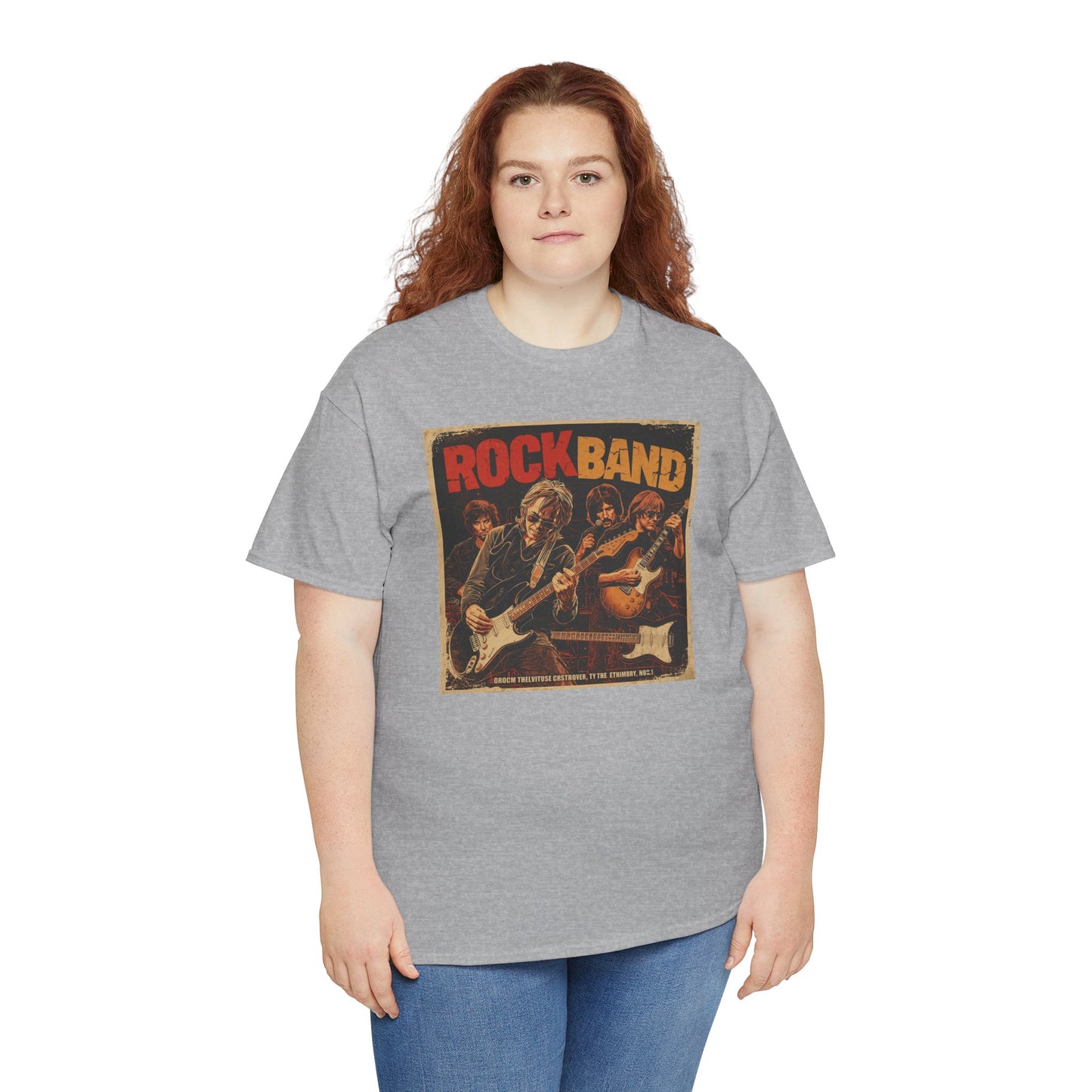 Rock Band Vintage Poster Art T-Shirt | Eco-Limited