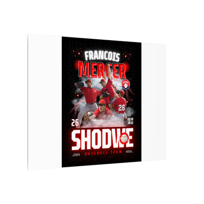 Baseball Team Player Poster