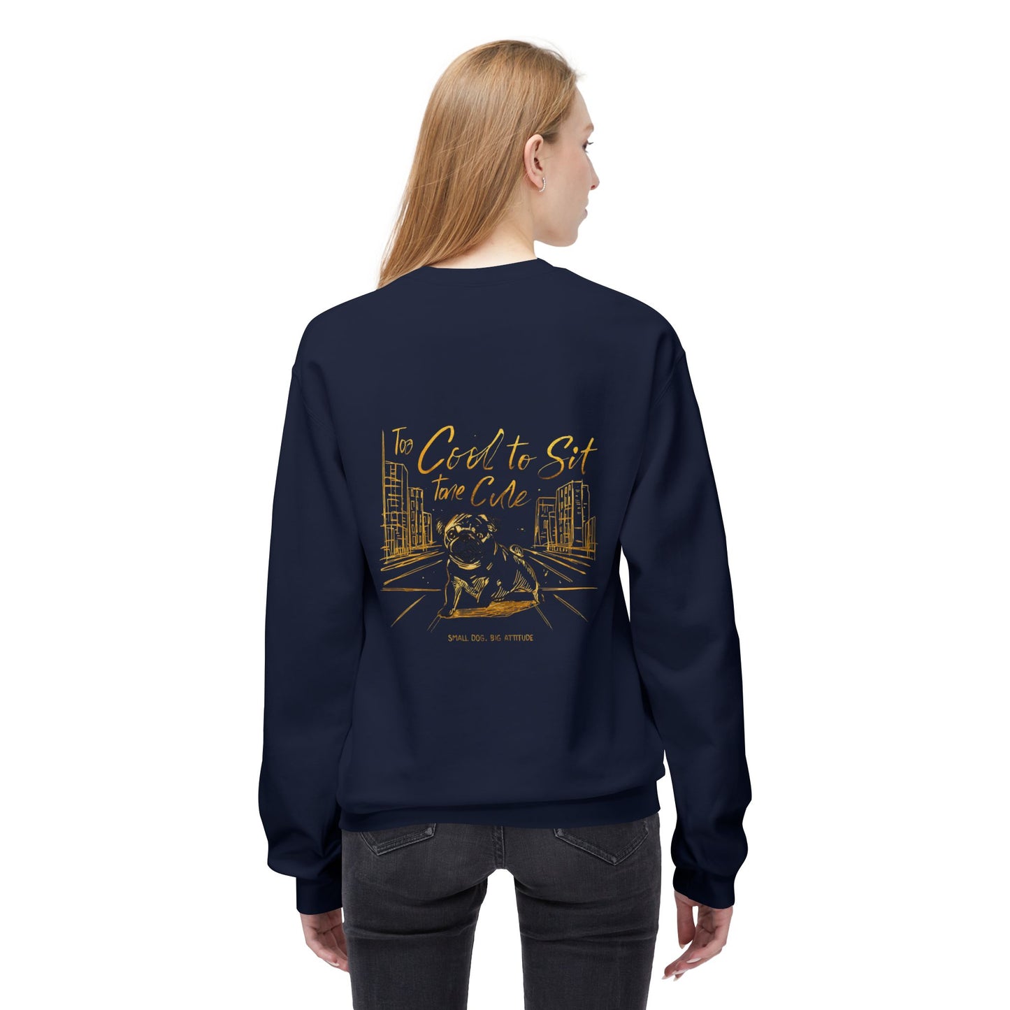 Too Cool To Sit Take a Cue Sweater | Eco-Limited