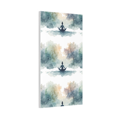 Peace Within Meditation Canvas Wall Art | Eco-Limited