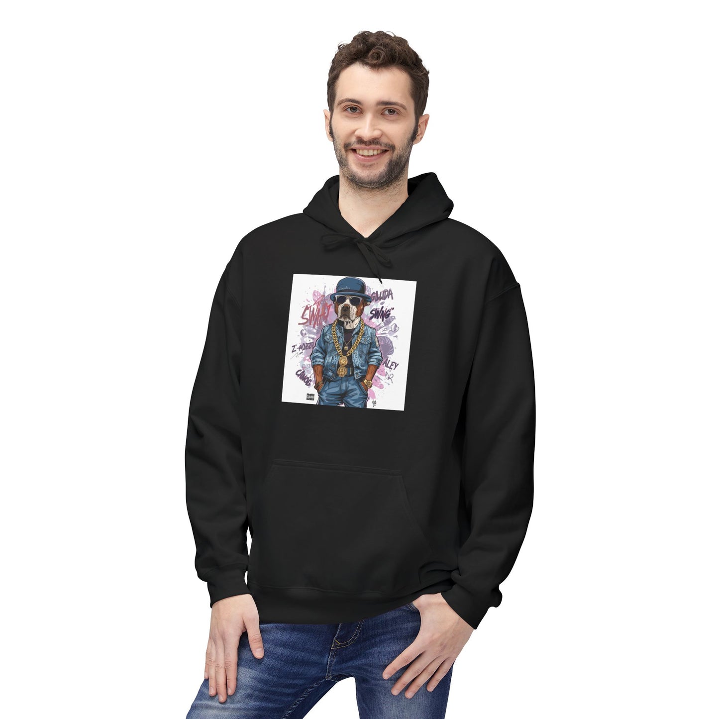 Street Swag Pup Graphic Hoodie | Eco-Limited