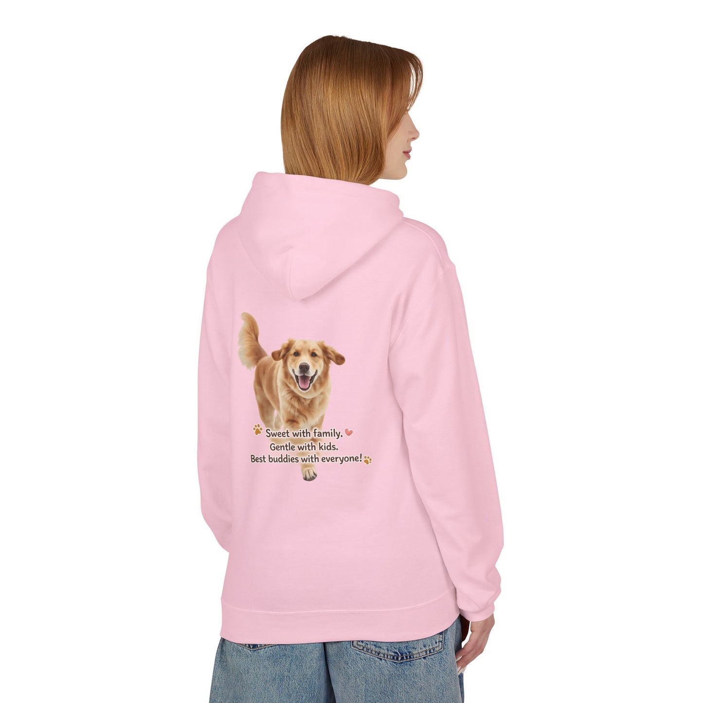 Golden Buddy Character Hoodie | Eco-Limited