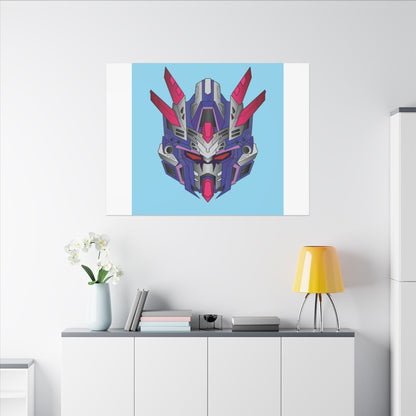 Mecha Warrior Helmet Organic Canvas
