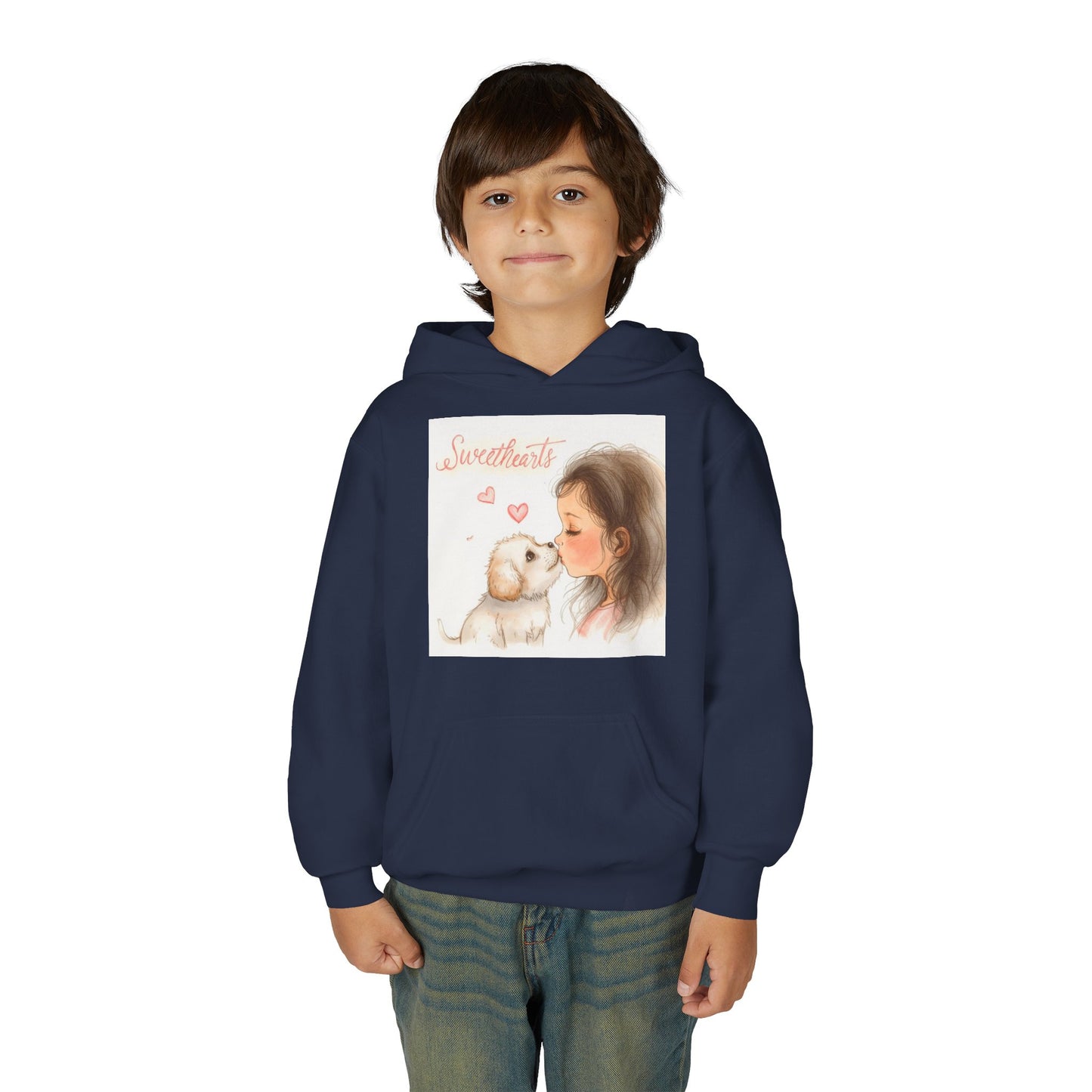 Sweethearts Puppy Moment Children Hoodie | Eco-Limited