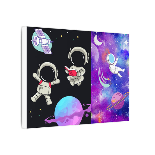 Cute Astronaut Space Canvas