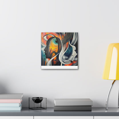 Abstract Expression Portrait Canvas | Eco-Limited