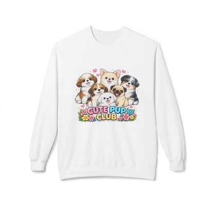 Cute Pup Club Graphic Sweater | Eco - Limited