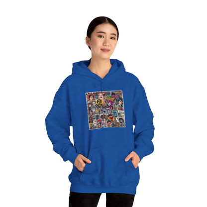 Rock Collage Street Art Hoodie | Eco-Limited