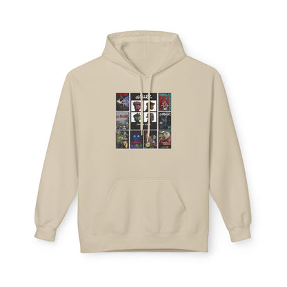 Gorillaz Album Art Collage Graphic Hoodie | Eco-Limited