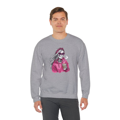 Coffee Rebel Skeleton Sweatshirt | Eco-Limited
