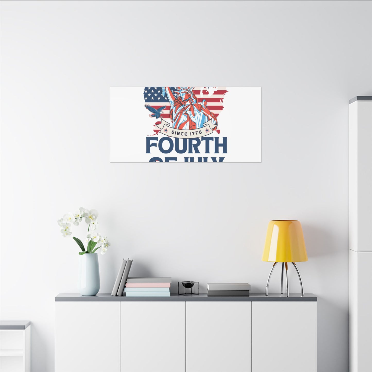 Fourth of July Canvas Wall Art