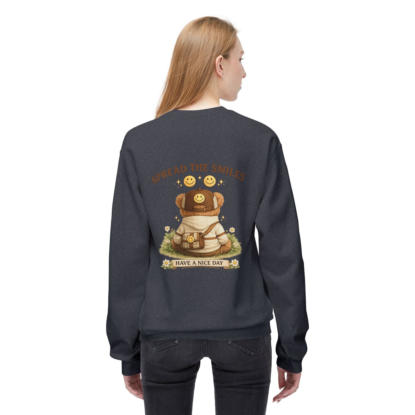 Spread the Smiles Bear Sweatshirt | Eco-Limited