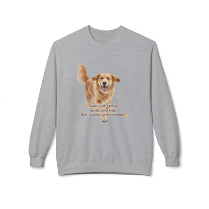 Golden Buddy Character Sweatshirt | Eco-Limited