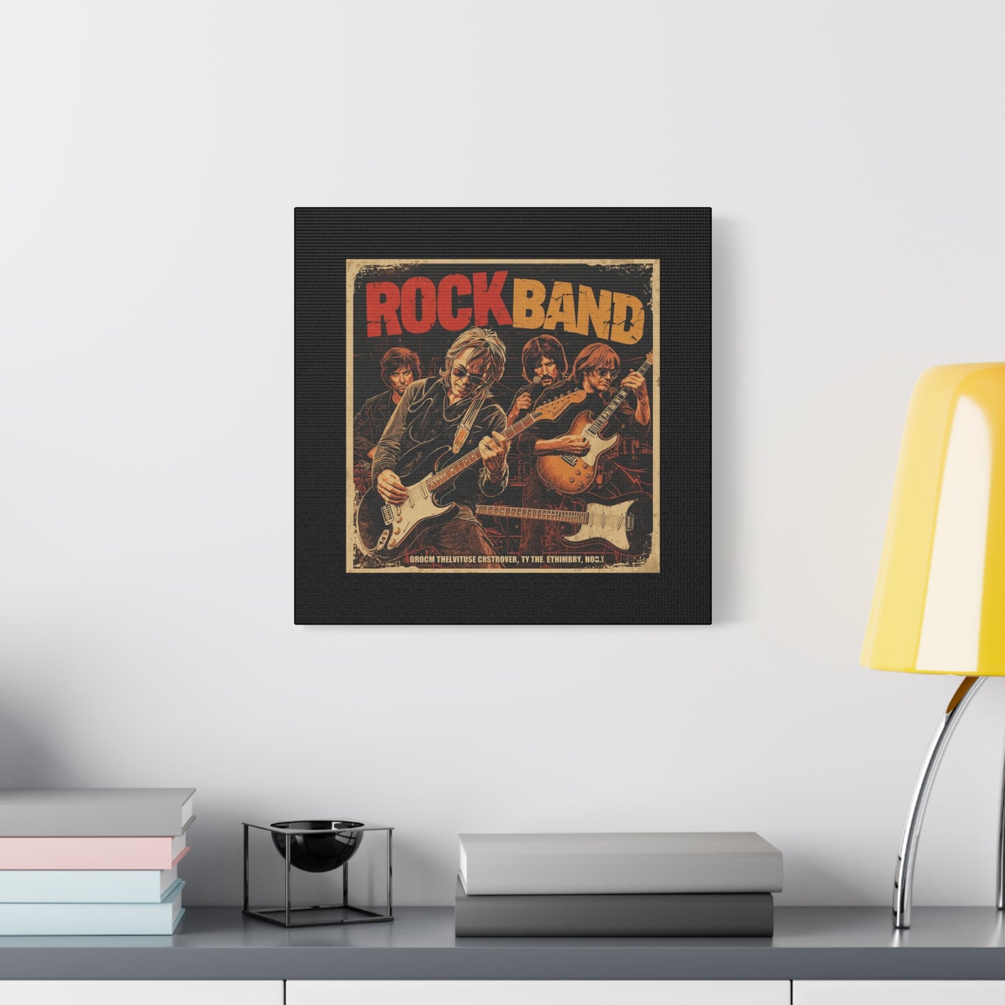 Rock Band Vintage Canvas Wall Art | Eco - Limited