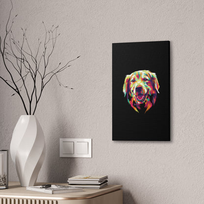 Color Burst Golden Smile Canvas | Eco-Limited