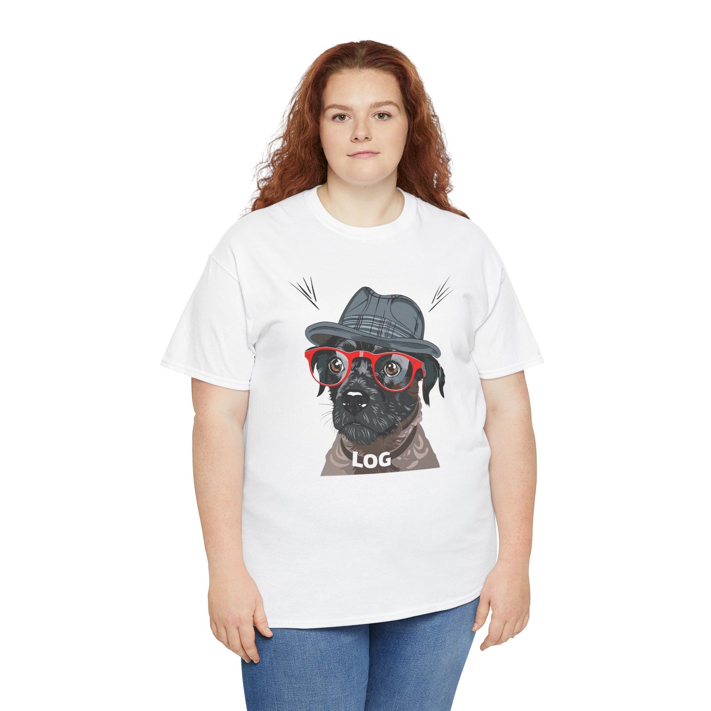 Hipster Dog Glasses T-Shirt | Eco-Limited