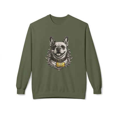 French Bulldog Ink Drawing Sweatshirt | Eco-Limited