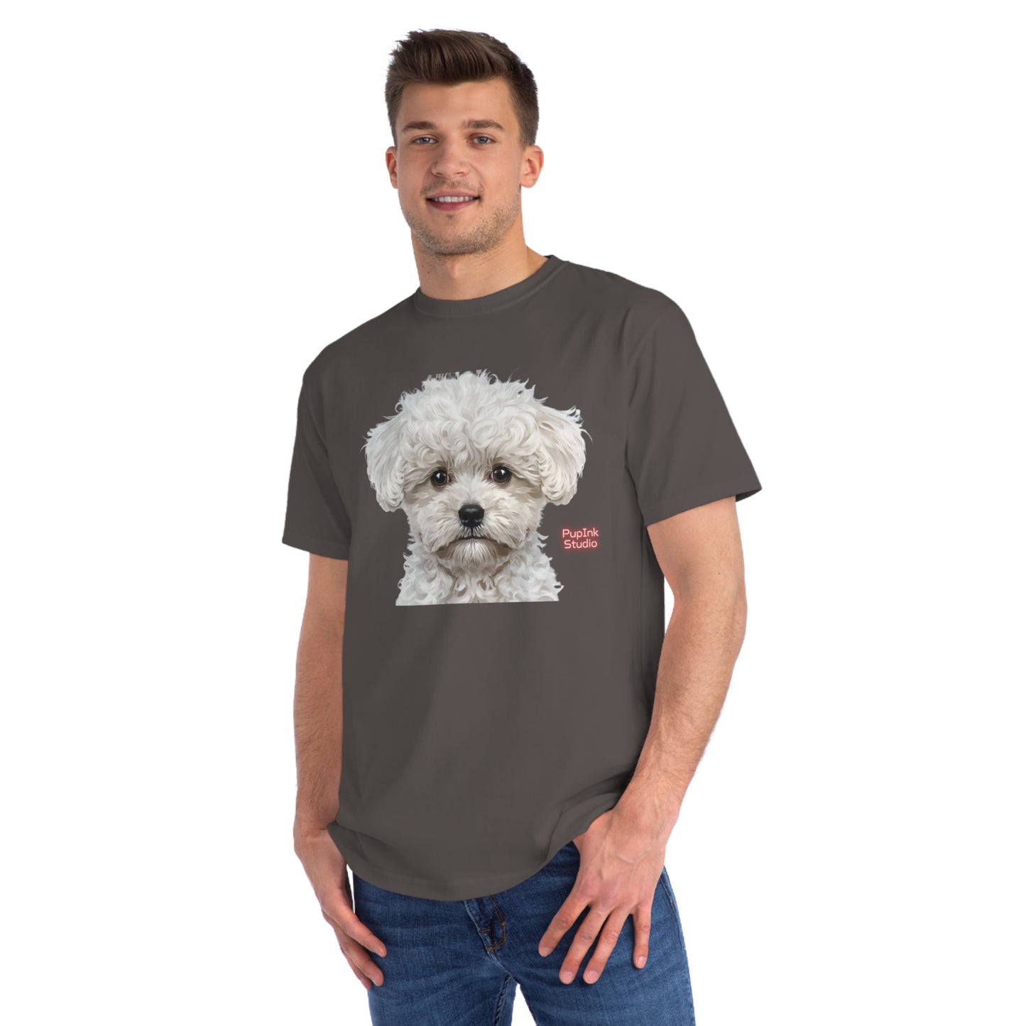 Organic Poodle Portrait T-Shirt | Organic-Limited