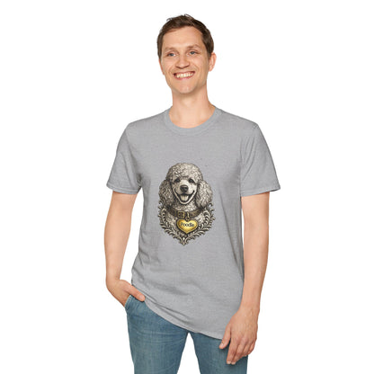 Poodle Ink Portrait T-Shirt | Eco-Limited