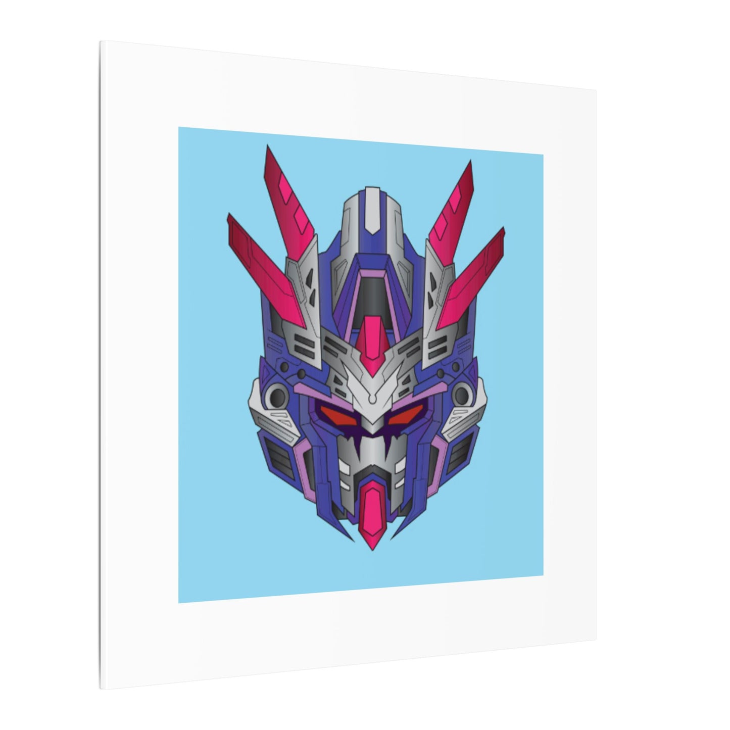 Mecha Warrior Helmet Organic Canvas