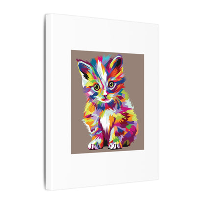 Vibrant Stretched Wall Art for Cat Lovers