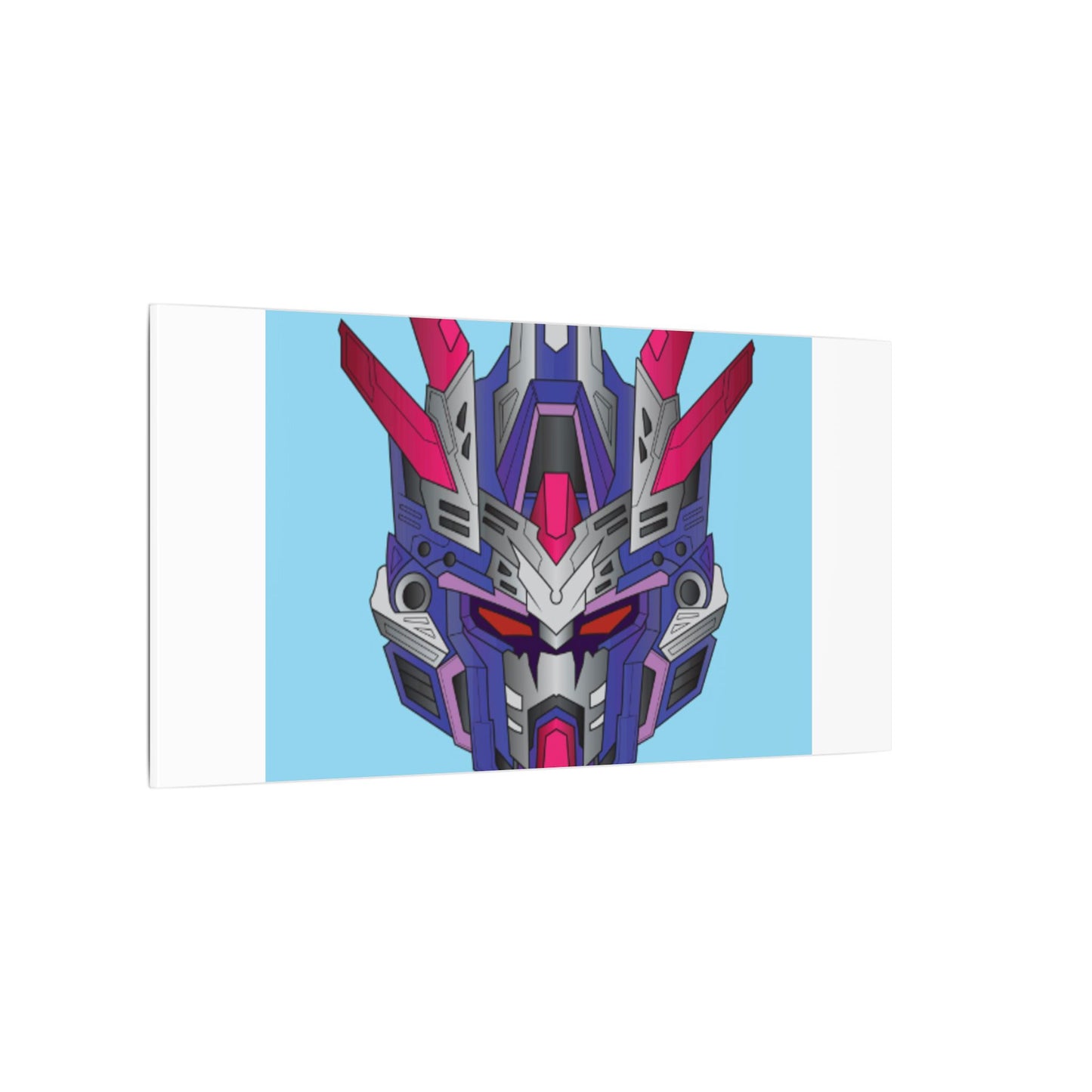 Mecha Warrior Helmet Organic Canvas