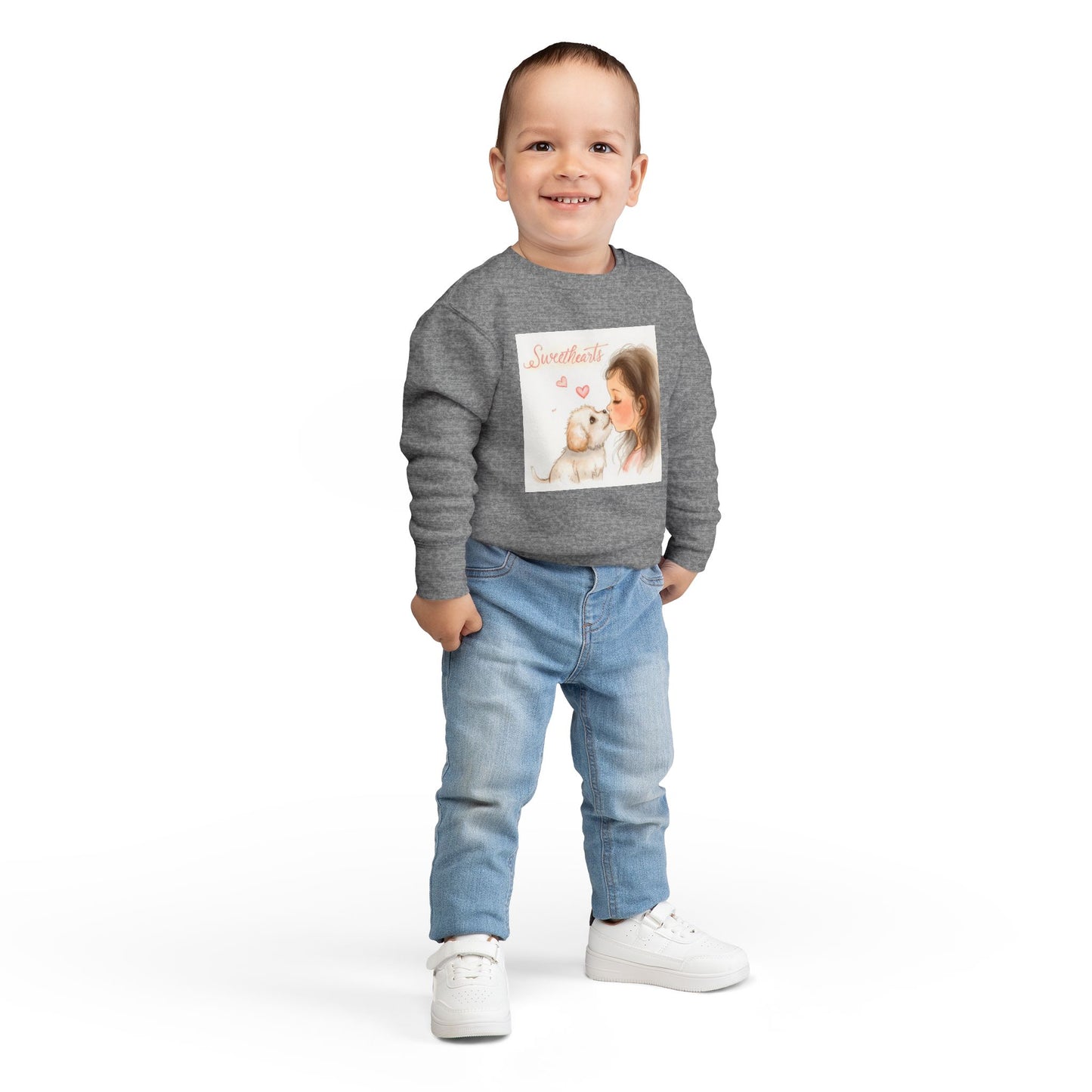Sweethearts Puppy Moment Children Sweater | Eco-Limited
