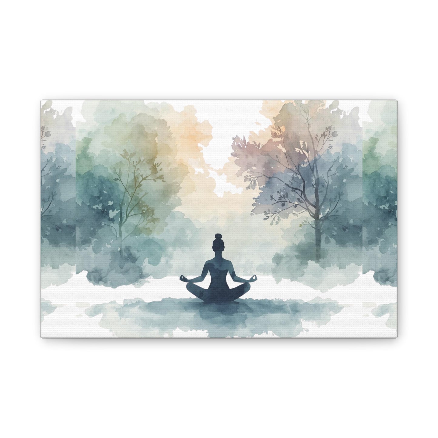 Peace Within Meditation Canvas Wall Art | Eco-Limited