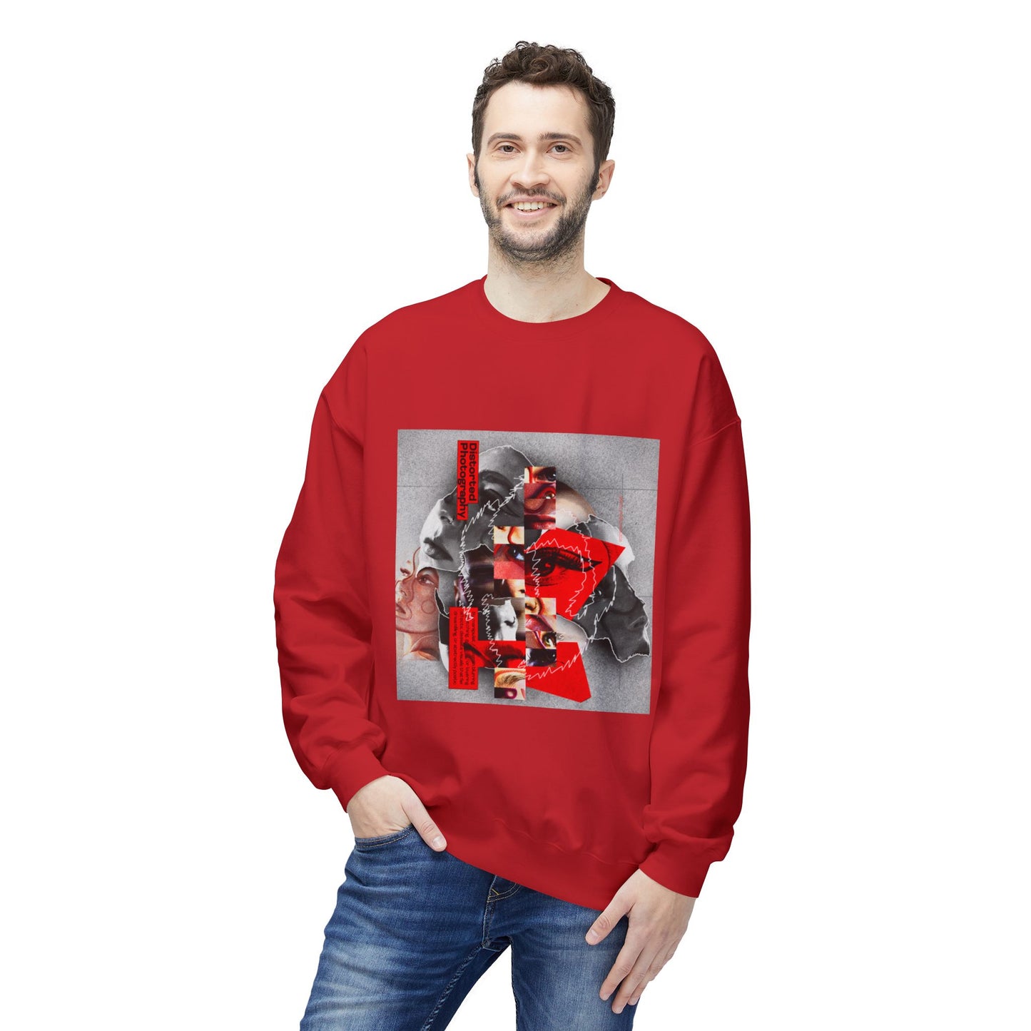 Surreal Identity Collage Sweatshirt | Eco-Limited