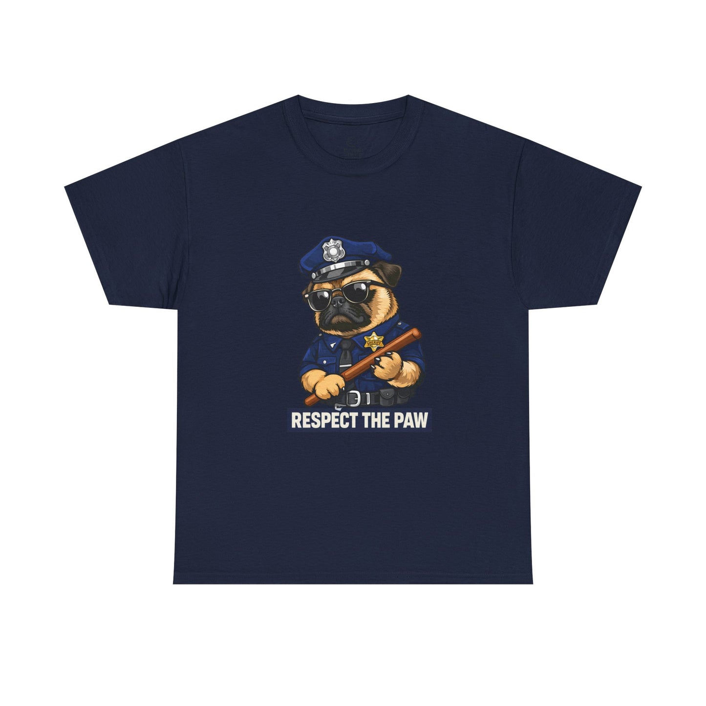 Respect The Paw K9 Officer Dog T-Shirt | Eco-Limited