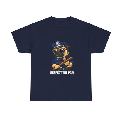 Respect The Paw K9 Officer Dog T-Shirt | Eco-Limited
