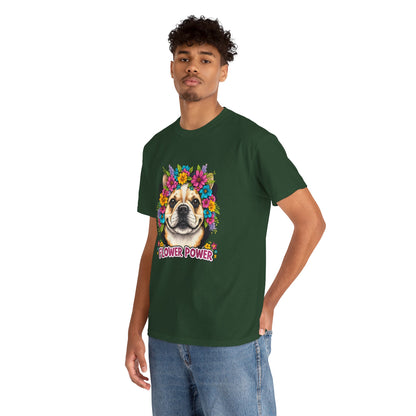 Flower Power Vintage Dog T Shirt | Eco - Limited