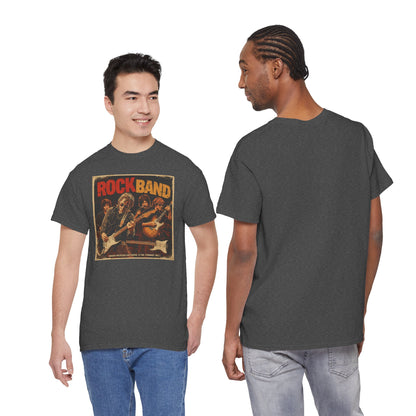 Rock Band Vintage Poster Art T-Shirt | Eco-Limited