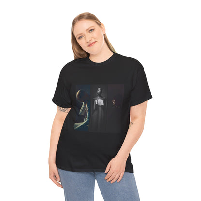 Moody Portrait Triptych Graphic T-Shirt | Eco-Limited