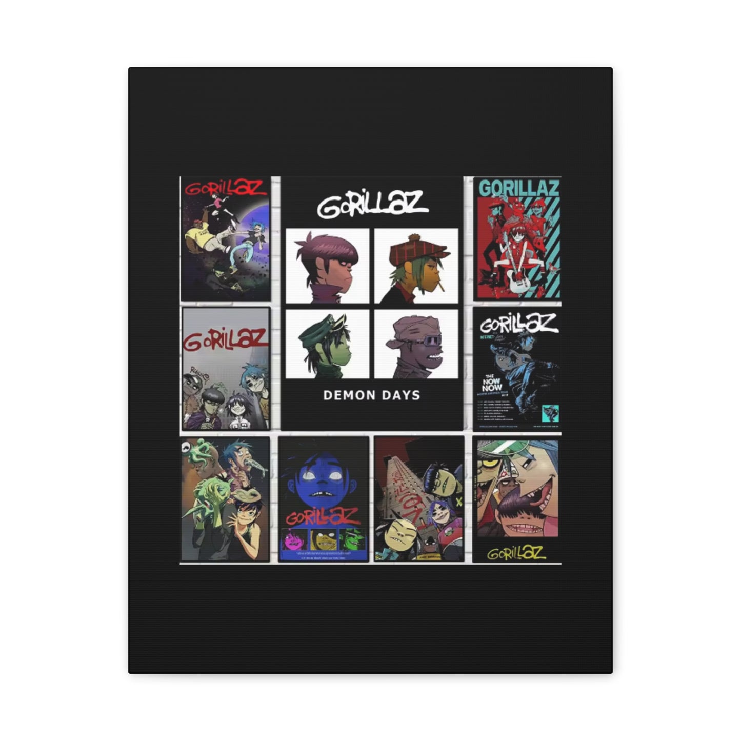 Pop Culture Icons Collage Canvas | Art Edition