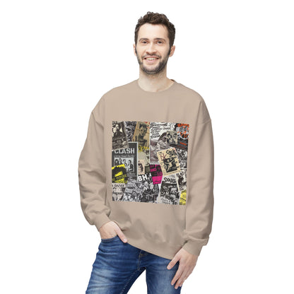 Punk Collage Art Graphic Sweatshirt | Eco-Limited