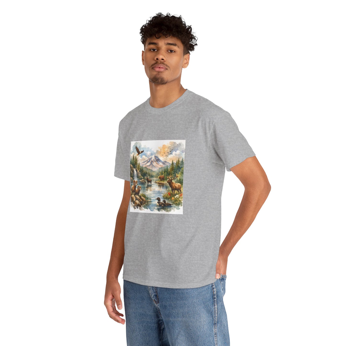 Wild American Landscape Graphic T-Shirt | Eco - Limited