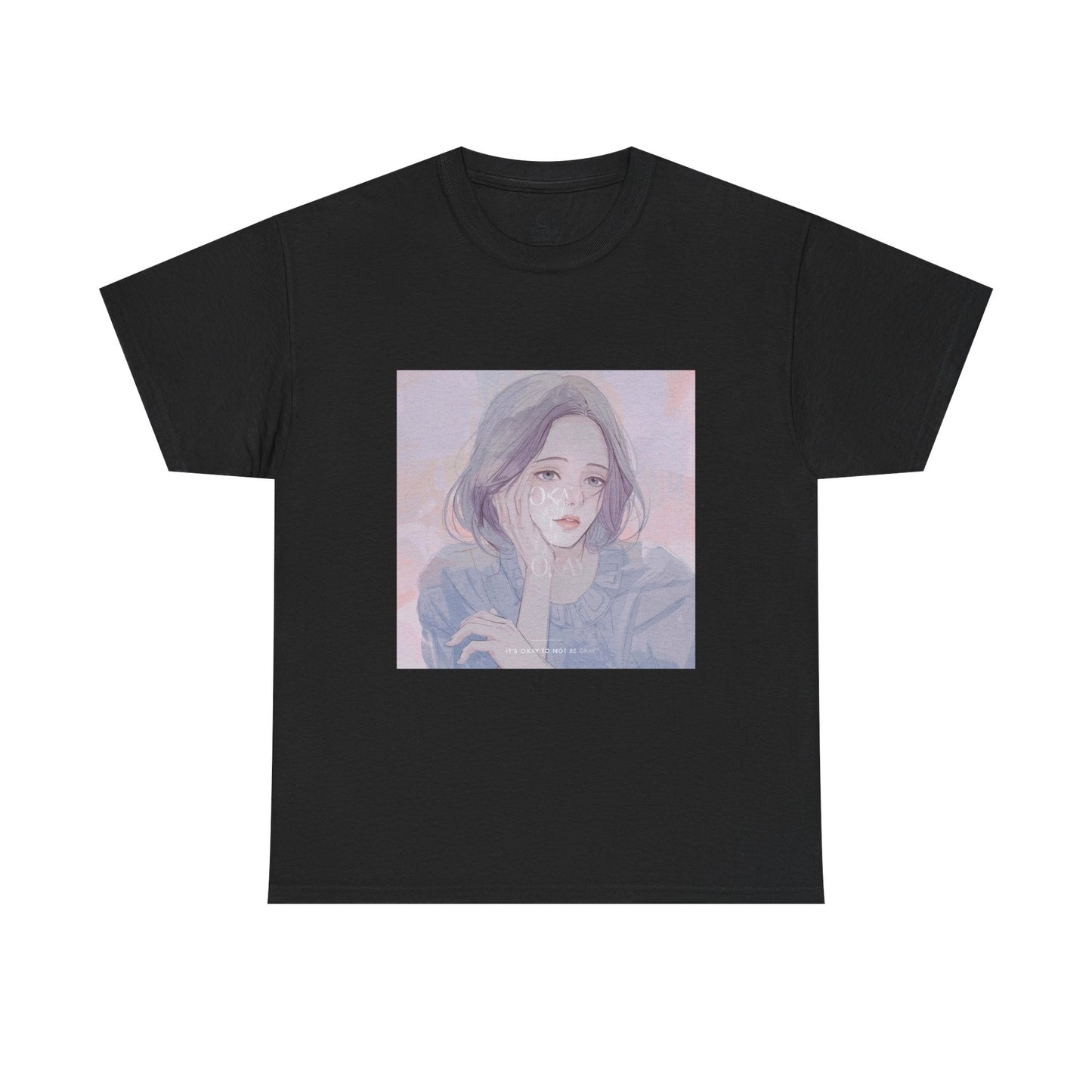 It’s Okay to Not Be Okay Art T-Shirt | Eco-Limited