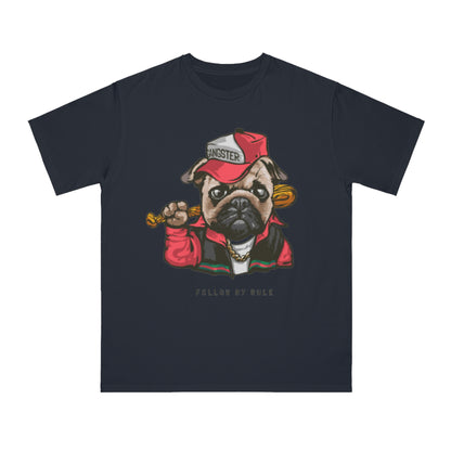 Organic Gangster Pug T-Shirt | Organic-Limited