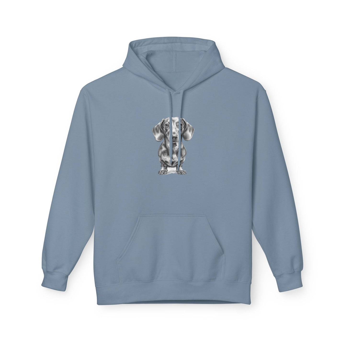 Dachshund Sketch Minimal Art Hoodie | Eco-Limited