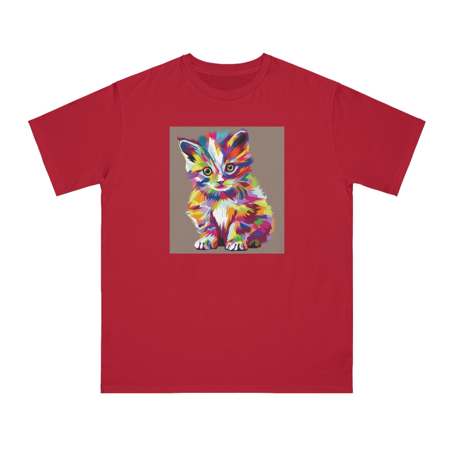 Color Pop Kitten Organic T-Shirt | Organic-Limited