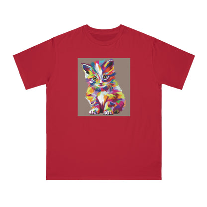 Color Pop Kitten Organic T-Shirt | Organic-Limited