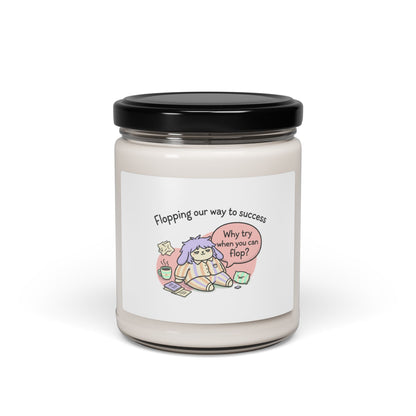 Flop Era Candle | Scented Soy Candle, burnout humor, fail merch