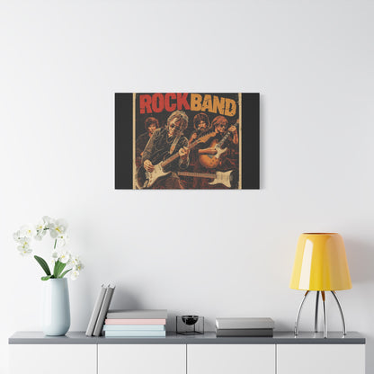 Rock Band Vintage Canvas Wall Art | Eco - Limited