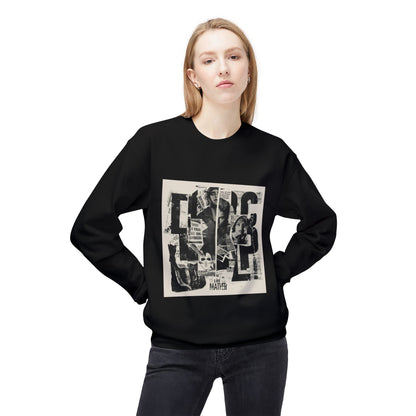 Life Matter Collage Graphic Sweater | Eco - Limited