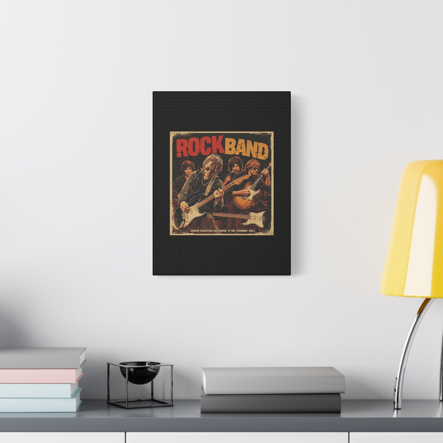 Rock Band Vintage Canvas Wall Art | Eco - Limited