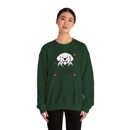 So Fluffy Puppy Graphic Sweatshirt | Eco-Limited