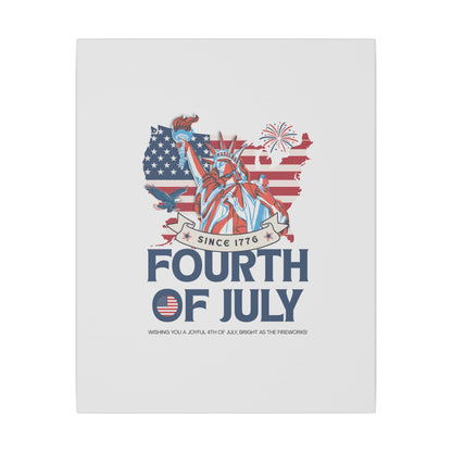 Fourth of July Canvas Wall Art